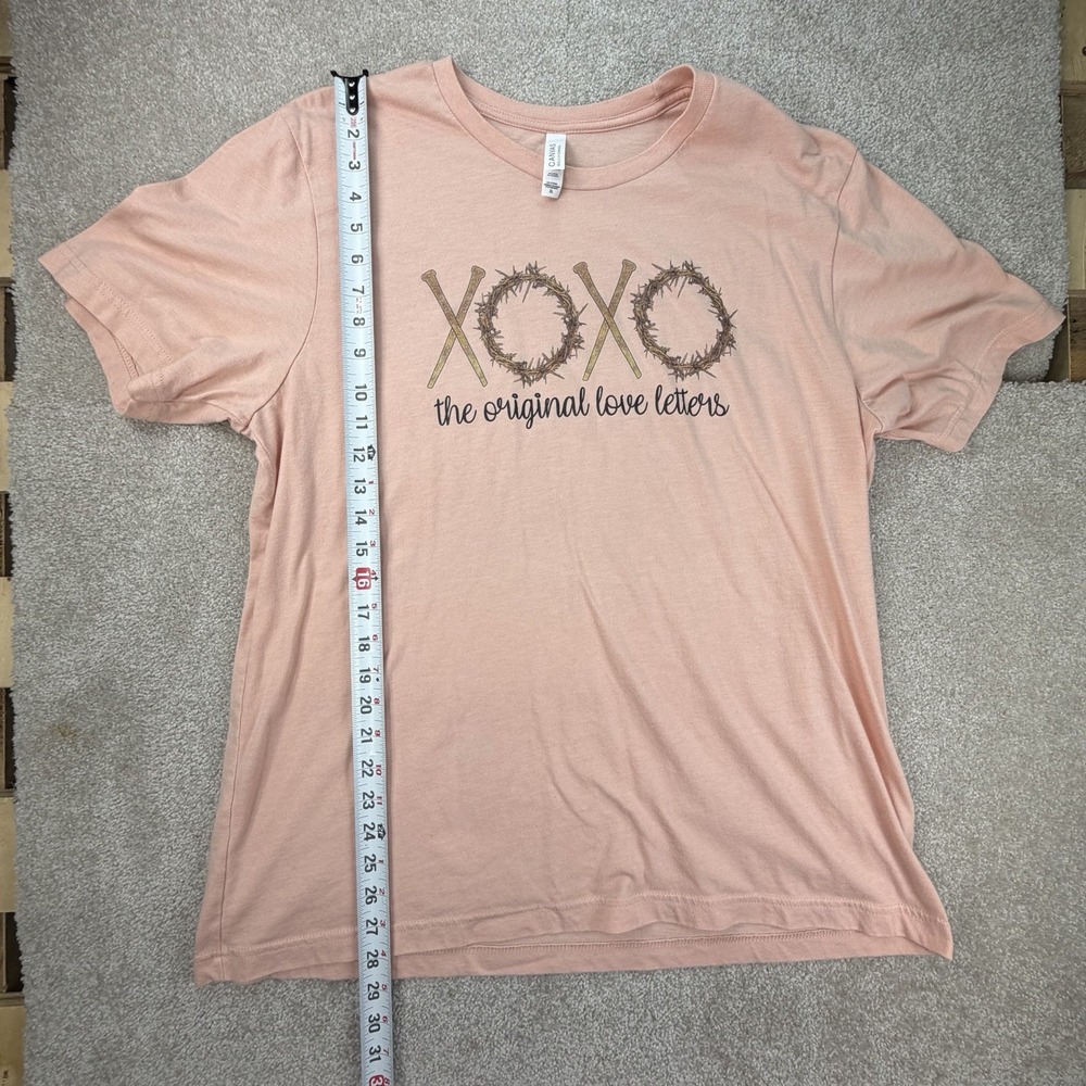 Original Love Letters Screen Print Tee XL Pink - Picture 4 of 6